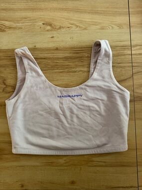 Madhappy Pastel Puruple Scoop Neck Cropped Tank